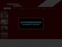 glaskunst-gallion.de Webseite Vorschau