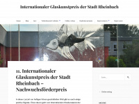 glaskunstpreis-rheinbach.de Webseite Vorschau