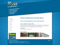 glasmoser.at Webseite Vorschau