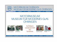 glasmuseum-oehringen.de Webseite Vorschau