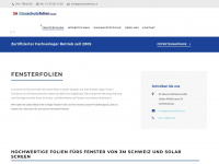 glasschutzfolien.ch Webseite Vorschau