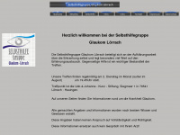 glaukom-shg-loerrach.de Webseite Vorschau