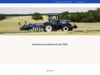glauser-landtechnik.ch Webseite Vorschau