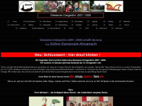 glessen-dreigestirn-2007.de Webseite Vorschau