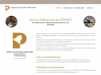 glocken-perner.at Webseite Vorschau