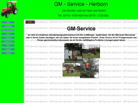 gm-service-herborn.de Webseite Vorschau