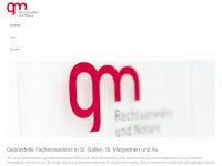 gmlaw.ch Webseite Vorschau