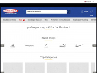 goalies-shop.ch Webseite Vorschau