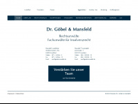 goebel-mansfeld.de Webseite Vorschau