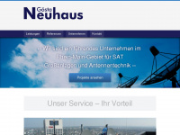 goesta-neuhaus.de Webseite Vorschau