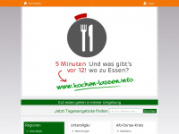 kochen-lassen.info Webseite Vorschau