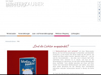 winterzauber-bernau.de Webseite Vorschau