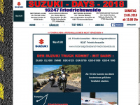 suzuki-days.de Webseite Vorschau
