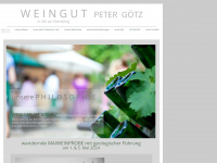 goetz-wein.de Webseite Vorschau