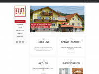 goldsberghof.at Webseite Vorschau