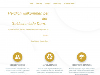 goldschmiede-dorn.de Webseite Vorschau