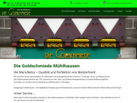 goldschmiede-muehlhausen.de Webseite Vorschau