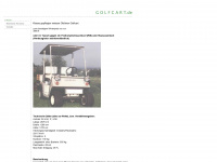 golfcart.de Webseite Vorschau