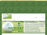 golfschule-waechter.de Webseite Vorschau