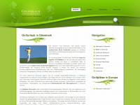 golfurlaub-daenemark.de Webseite Vorschau