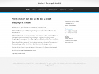 golisch-bauphysik.de Webseite Vorschau