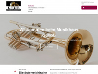 gollob-musikhaus.at Webseite Vorschau