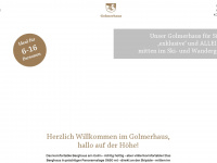 golmerhaus.at Webseite Vorschau