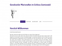 gondiswiler-marionetten.ch Webseite Vorschau