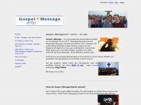 gospel-message.de Webseite Vorschau