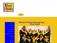 gospelchor-bluelights.de Webseite Vorschau