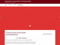 gospelchor-good-news-schwanewede.de Webseite Vorschau