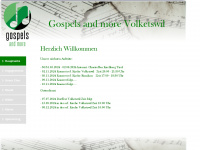 gospels.ch Webseite Vorschau