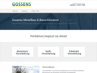 gossens-metallbau.de Webseite Vorschau
