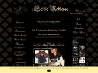gothic-noblesse.de Webseite Vorschau