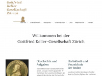 gottfriedkeller-gesellschaft.ch Webseite Vorschau