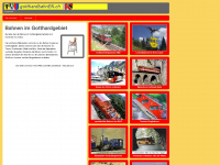 gotthardbahnen.ch Webseite Vorschau
