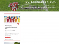 sgseehausen.de Webseite Vorschau