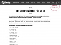 grabersportgarage.ch Webseite Vorschau