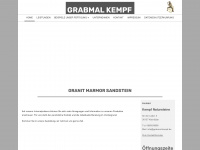 grabmal-kempf.de Webseite Vorschau