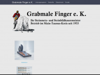 grabmale-finger.de Webseite Vorschau