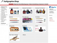 kalligraphie-shop.com Webseite Vorschau