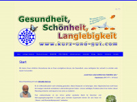 kurz-und-gut.com Webseite Vorschau