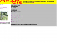 gradgis.ch Webseite Vorschau