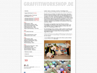 graffitiworkshop.de Webseite Vorschau