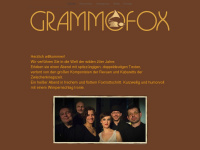 grammofox.at Webseite Vorschau