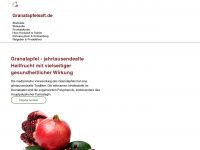 granatapfelsaft.de Webseite Vorschau
