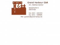 grand-harbour.de Webseite Vorschau