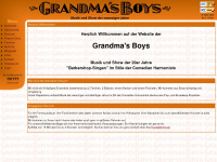 grandmas-boys.de Webseite Vorschau