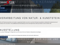 granistone.ch Webseite Vorschau
