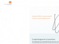 graphologie-aerne.ch Webseite Vorschau